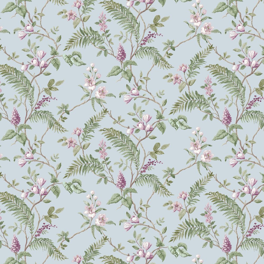 Thornleigh Wallpaper - Sky Blue - Timothy Wilman - TW2571 - Premier Wallcovering