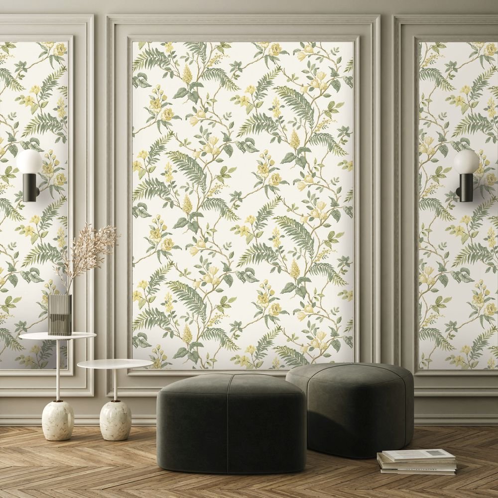 Thornleigh Wallpaper - Lemon Drift - Timothy Wilman - TW2567 - Premier Wallcovering