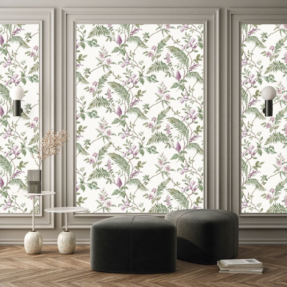 Thornleigh Wallpaper - Rose Water Blush - Timothy Wilman - TW2570 - Premier Wallcovering