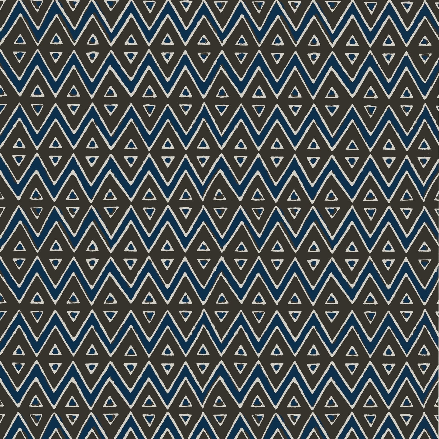 Tiburon Wallpaper - Brown & Navy - Thibaut - T13236 - Premier Wallcovering