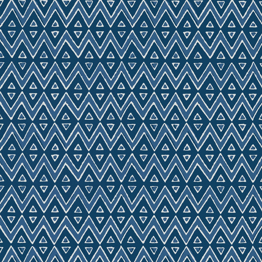 Tiburon Wallpaper - Navy - Thibaut - T13237 - Premier Wallcovering