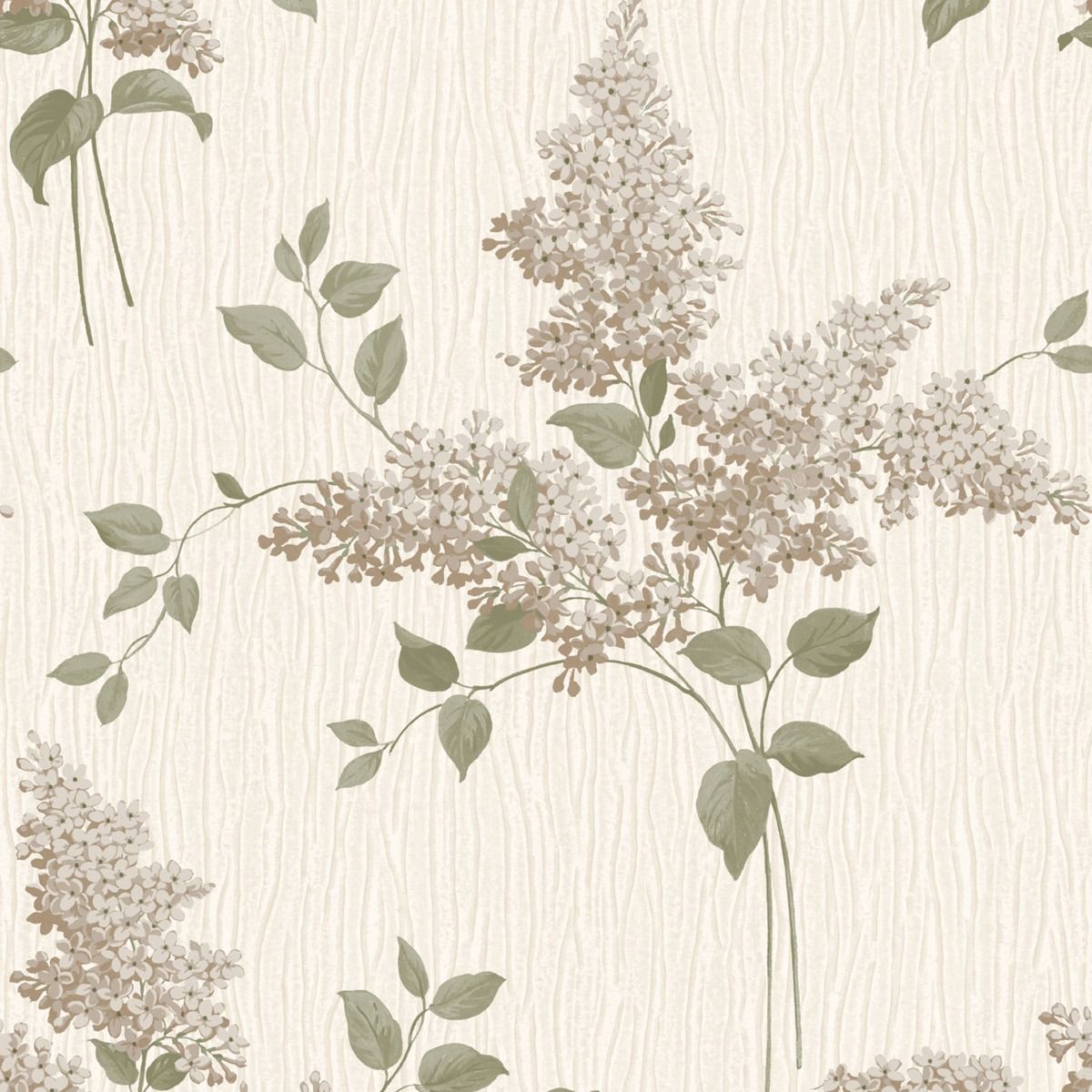 Tiffany Fiore Textured Vinyl Wallpaper - Sage - Belgravia - 41340 - Premier Wallcovering