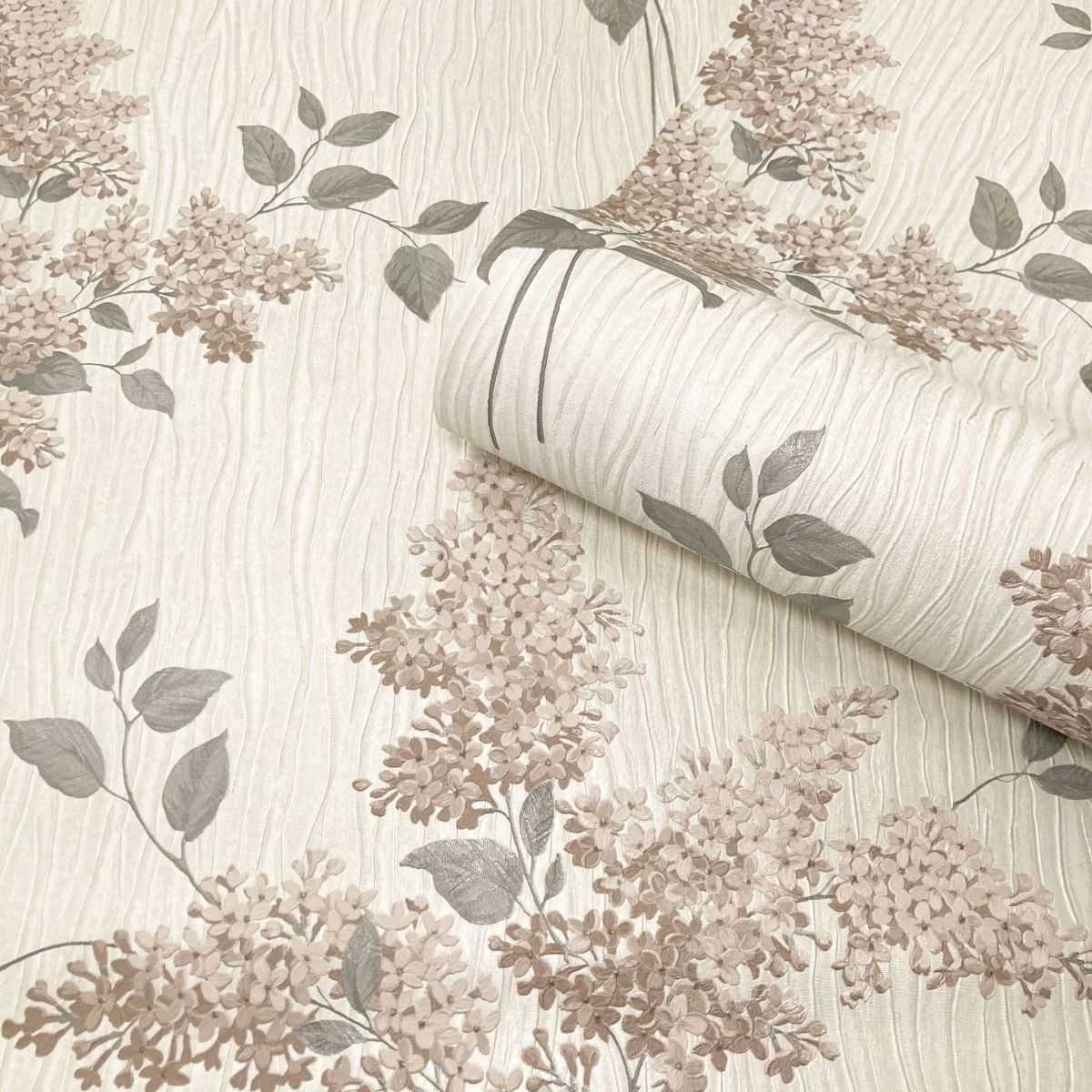 Tiffany Fiore Textured Vinyl Wallpaper - Charcoal - Belgravia - 41341 - Premier Wallcovering