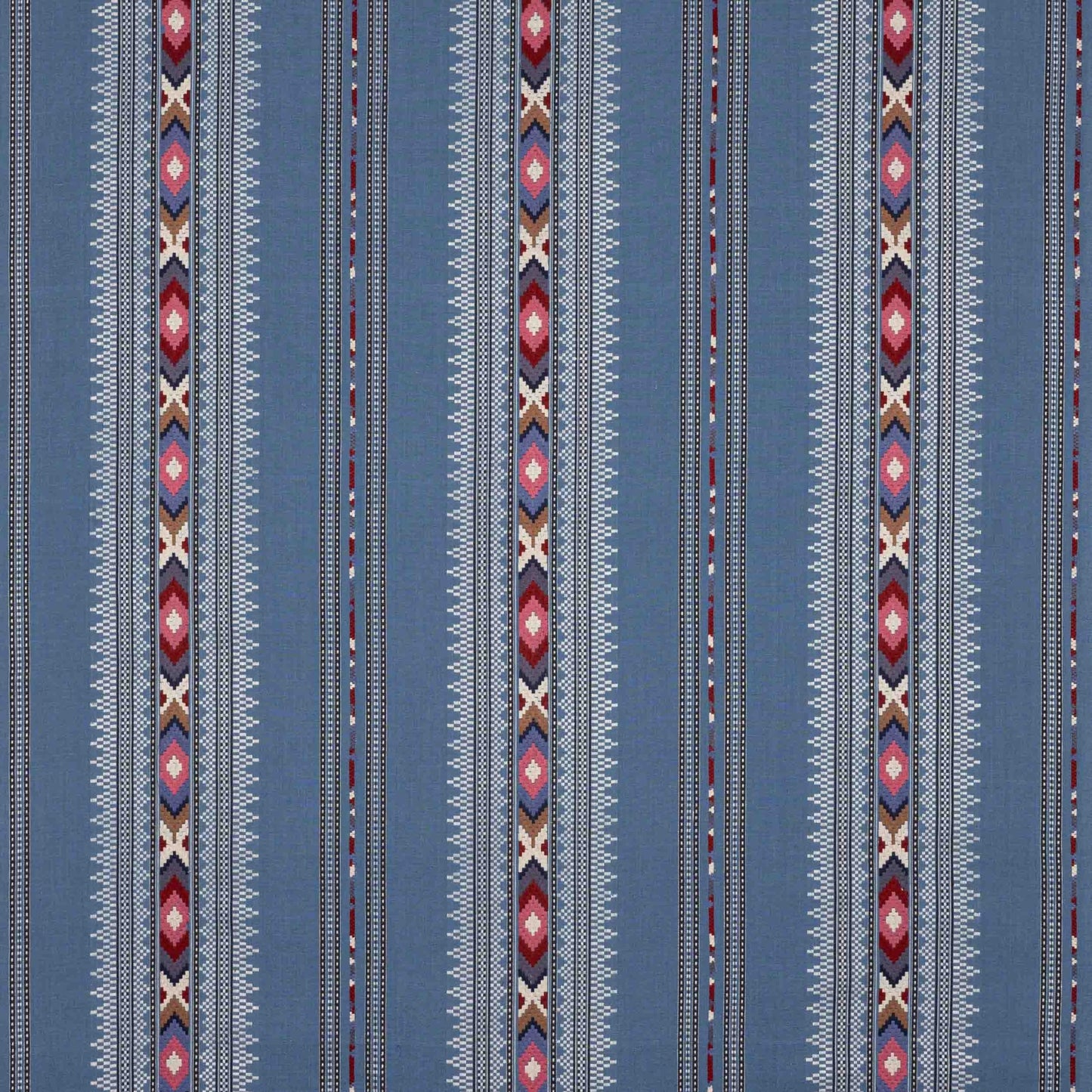 Tikal Fabric - Azur - Manuel Canovas - M4180-01 - Premier Wallcovering