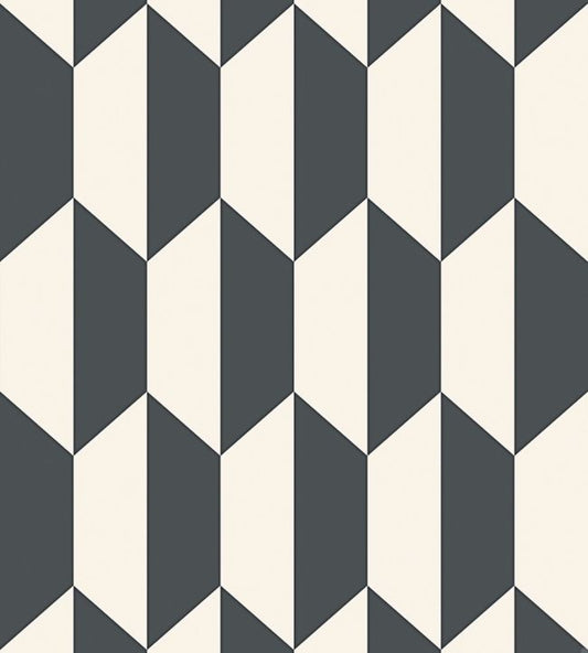 Tile Wallpaper - Black and White - 105/12050 - Cole & Son - Premier Wallcovering