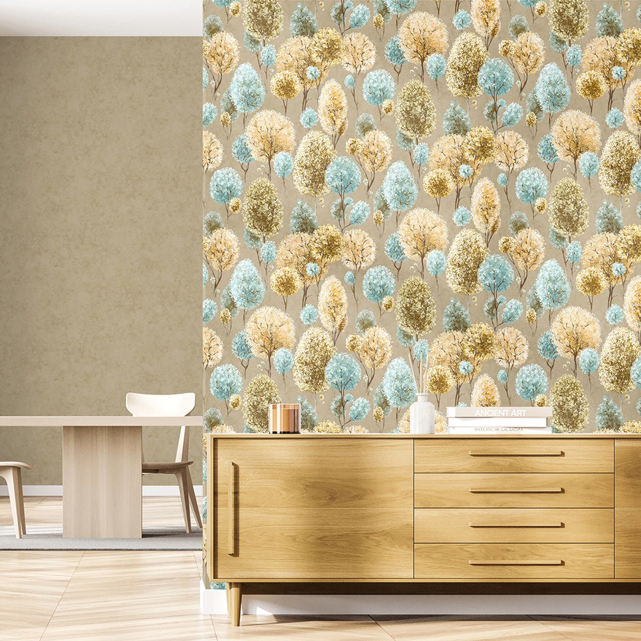 Tilia Julie Feels Home Wallpaper - Mandarine Clay - Hohenberger - 26927 - Premier Wallcovering