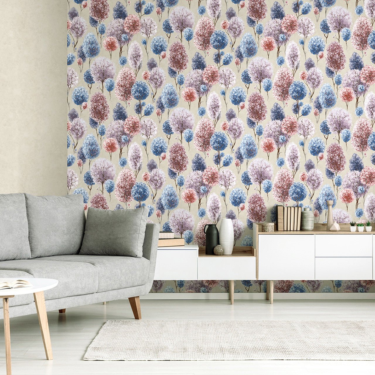 Tilia Julie Feels Home Wallpaper - Lilac Mud - Hohenberger - 26922 - Premier Wallcovering