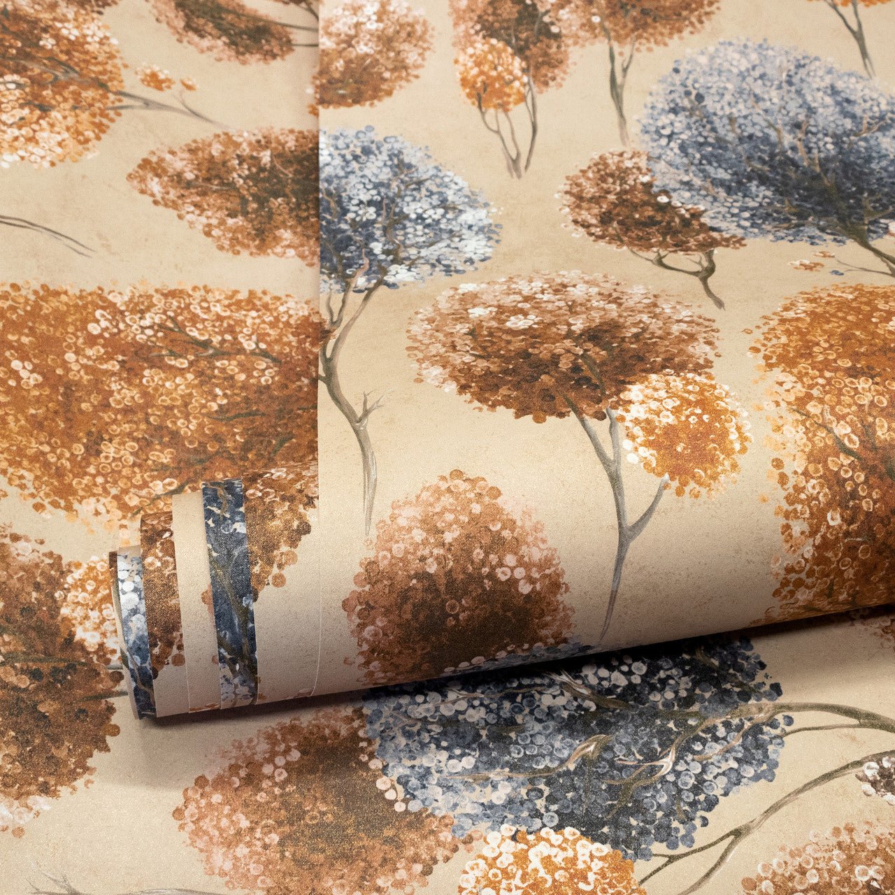 Tilia Julie Feels Home Wallpaper - Rust Peach - Hohenberger - 26925 - Premier Wallcovering