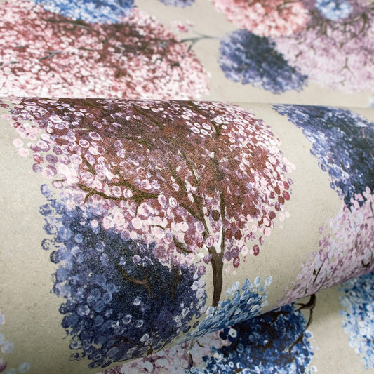 Tilia Julie Feels Home Wallpaper - Lilac Mud - Hohenberger - 26922 - Premier Wallcovering