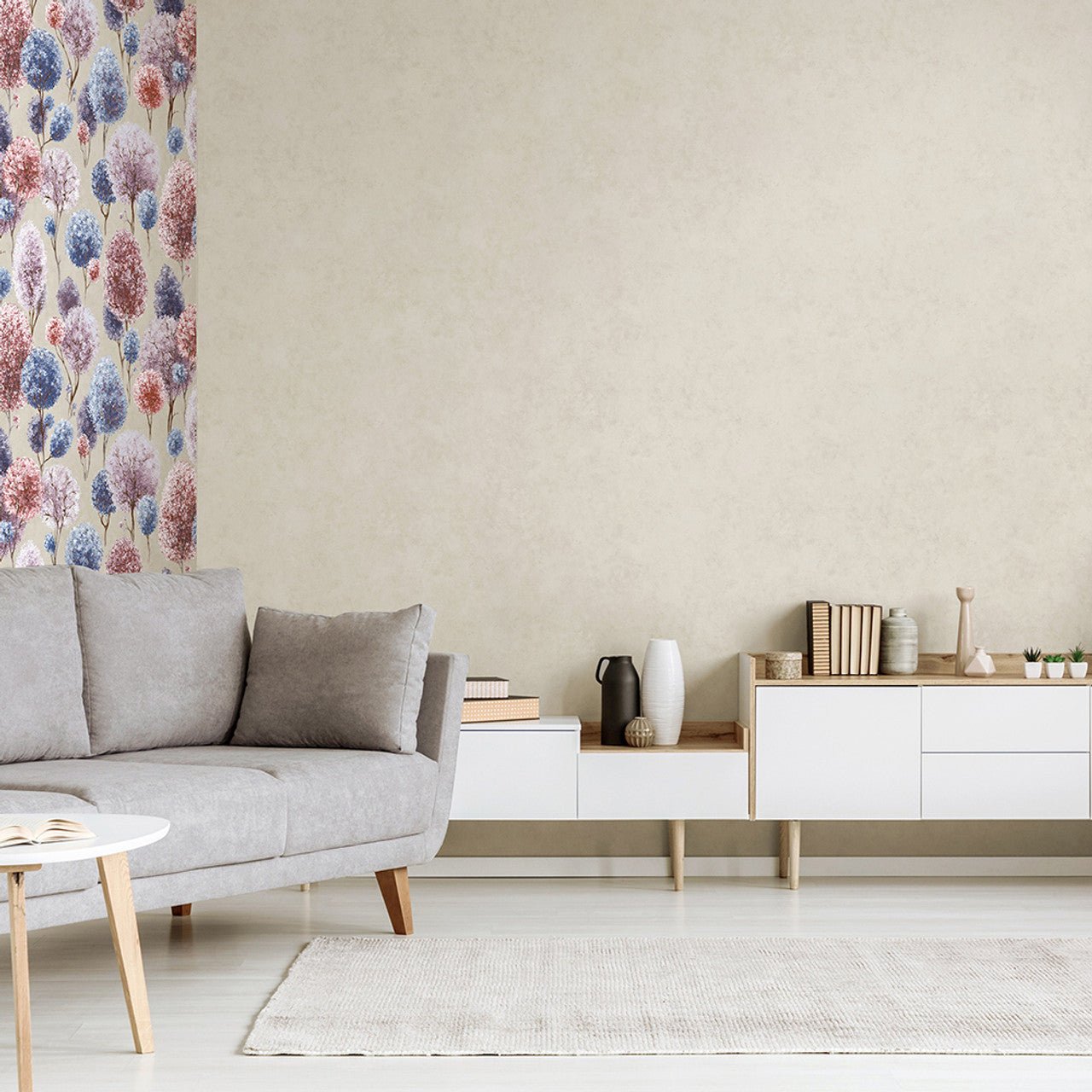 Tilia Plain Julie Feels Home Wallpaper - Mud - Hohenberger - 26928 - Premier Wallcovering