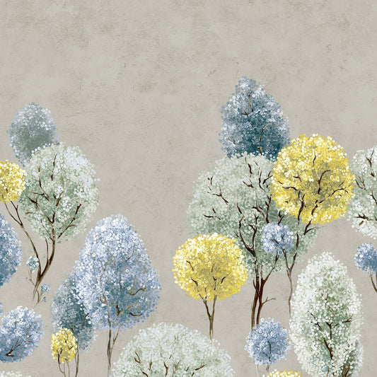 Tilia Twin Julie Feels Home Wall Mural - Citron Stone - Hohenberger - 26967 - Premier Wallcovering