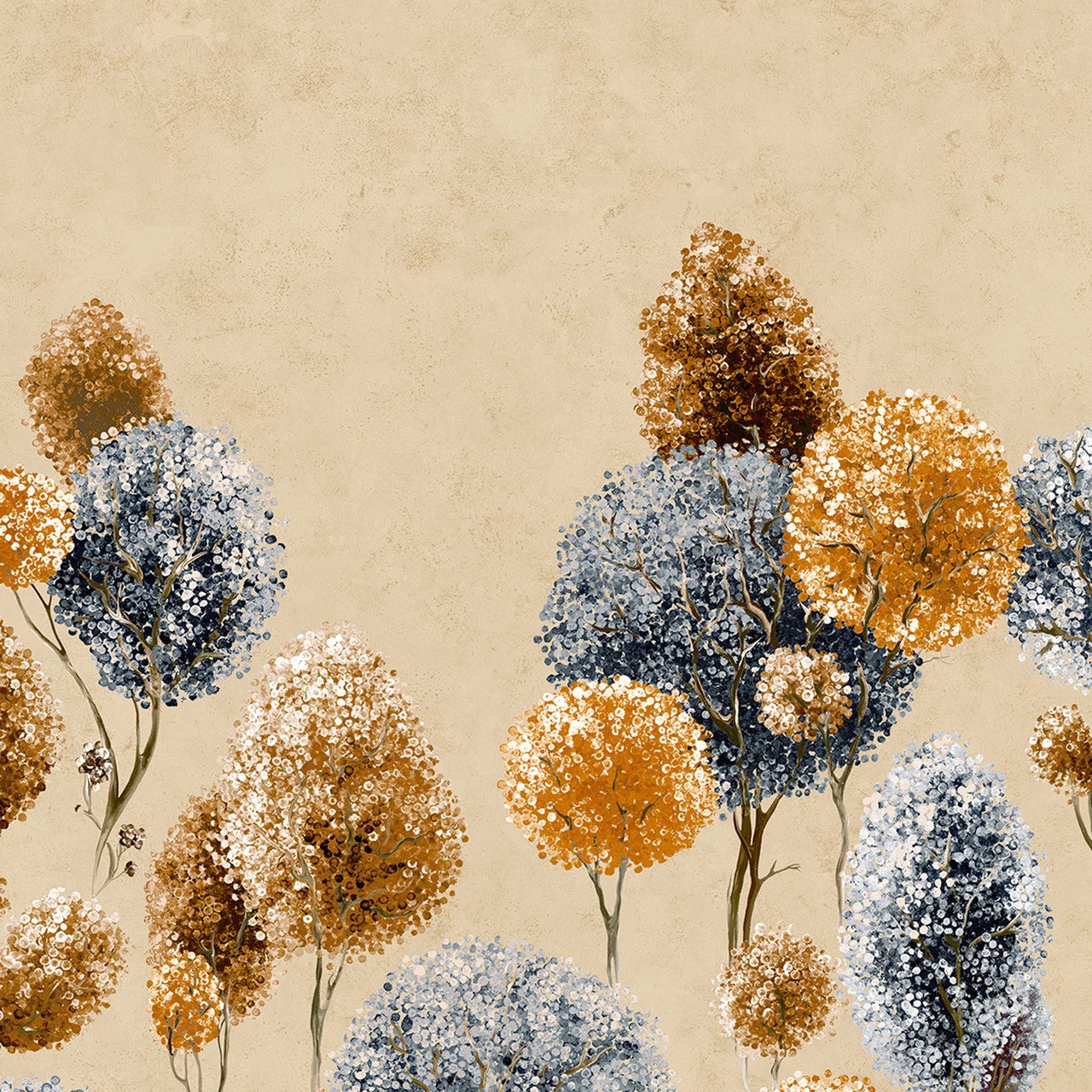 Tilia Twin Julie Feels Home Wall Mural - Rust Peach - Hohenberger - 26969 - Premier Wallcovering