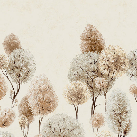 Tilia Twin Julie Feels Home Wall Mural - Cord Cream - Hohenberger - 26970 - Premier Wallcovering