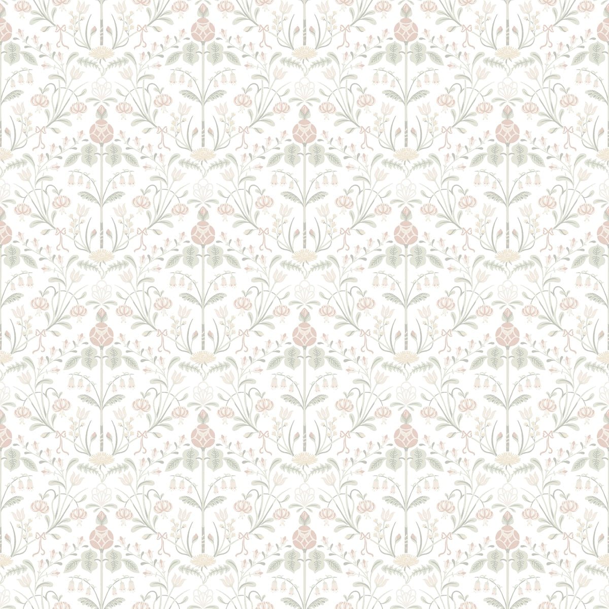 Till Carl Wallpaper - Powder Pink - Sandberg - S10156 - Premier Wallcovering
