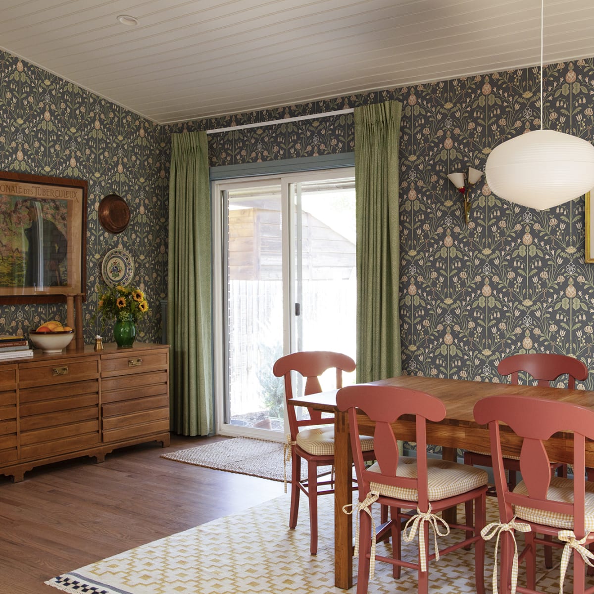 Till Carl Wallpaper - Indigo - Sandberg - S10155 - Premier Wallcovering