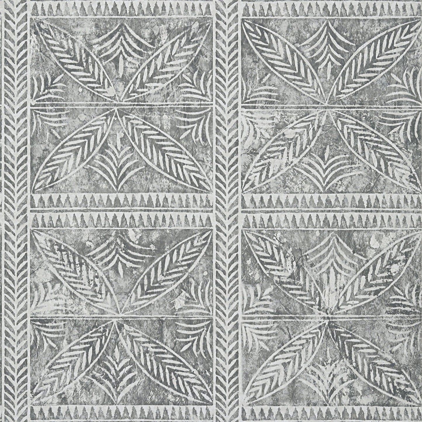 Timbuktu Wallpaper - Grey - Thibaut - T10255 - Premier Wallcovering