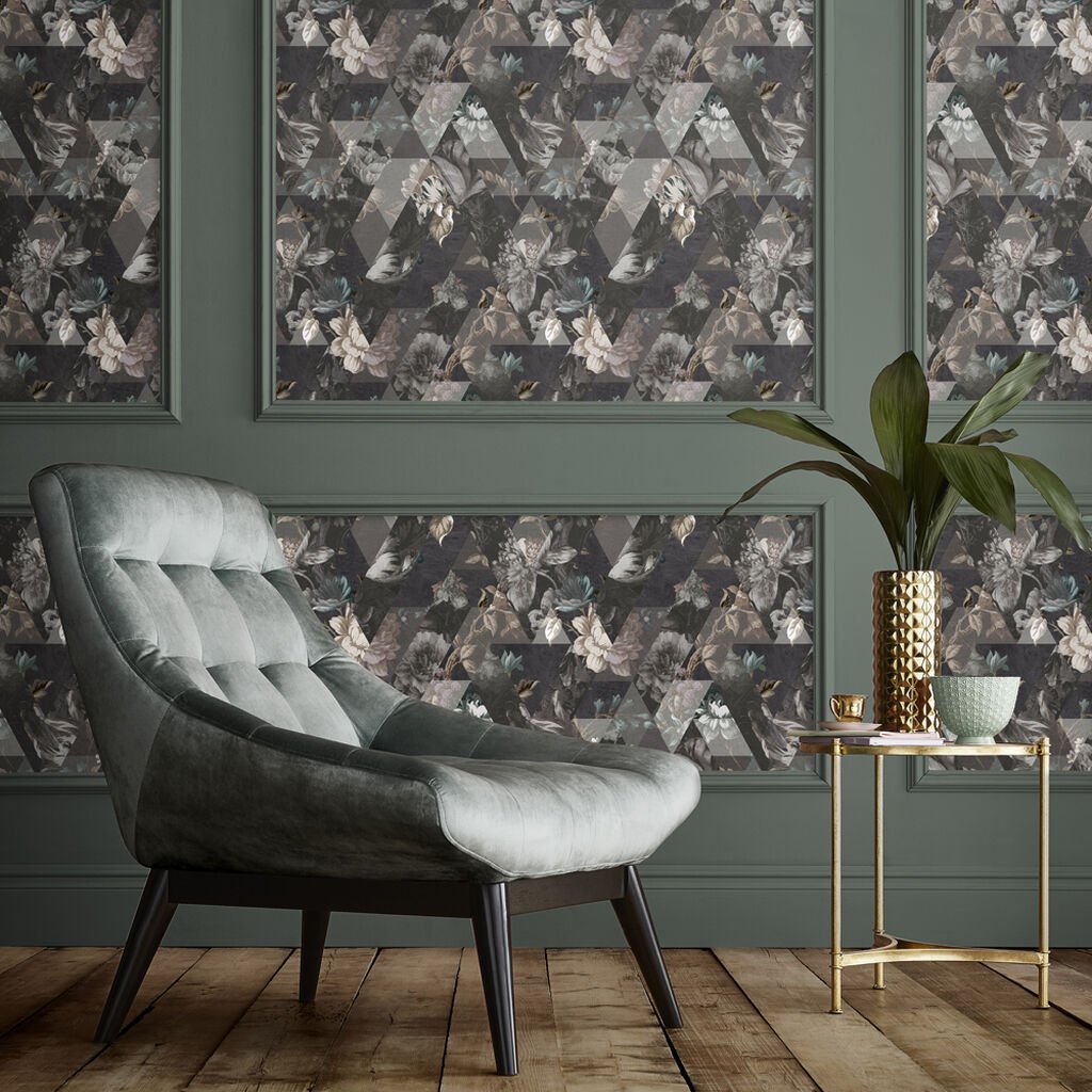 Timepiece Wallpaper - Moonstone - Graham & Brown - 112278 - Premier Wallcovering