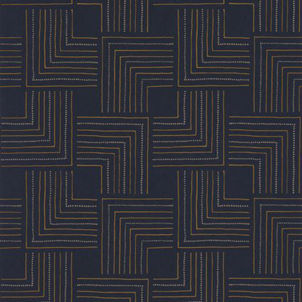 Tingari Nangara Wallpaper - Blue - Casadeco - 84396533 - Premier Wallcovering