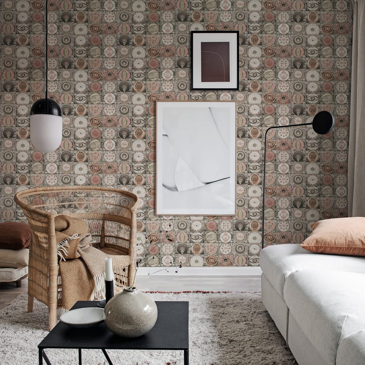 Tiny Solar System Wallpaper - Andromeda - Rebel Walls - R18576 - Premier Wallcovering