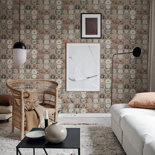 Tiny Solar System Wallpaper - Andromeda - Rebel Walls - R18576 - Premier Wallcovering