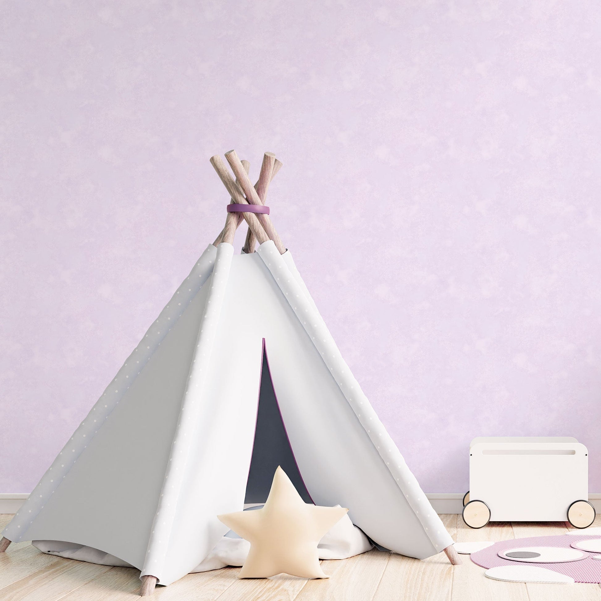 Tiny Tots 2 Baby Texture Wallpaper - Light Purples / Glitter - Galerie - G78353 - Premier Wallcovering