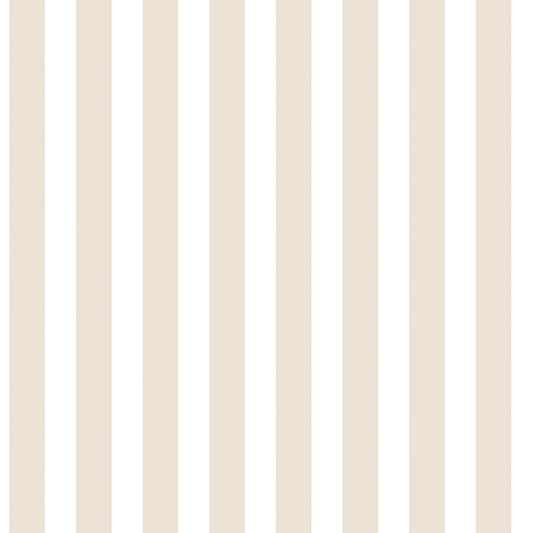 Tiny Tots 2 Regency Stripe Wallpaper - Beige - Galerie - G78398 - Premier Wallcovering