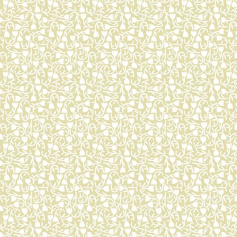 Tiny Tulip Wallpaper - Apple - Ohpopsi - GHS50132W - Premier Wallcovering