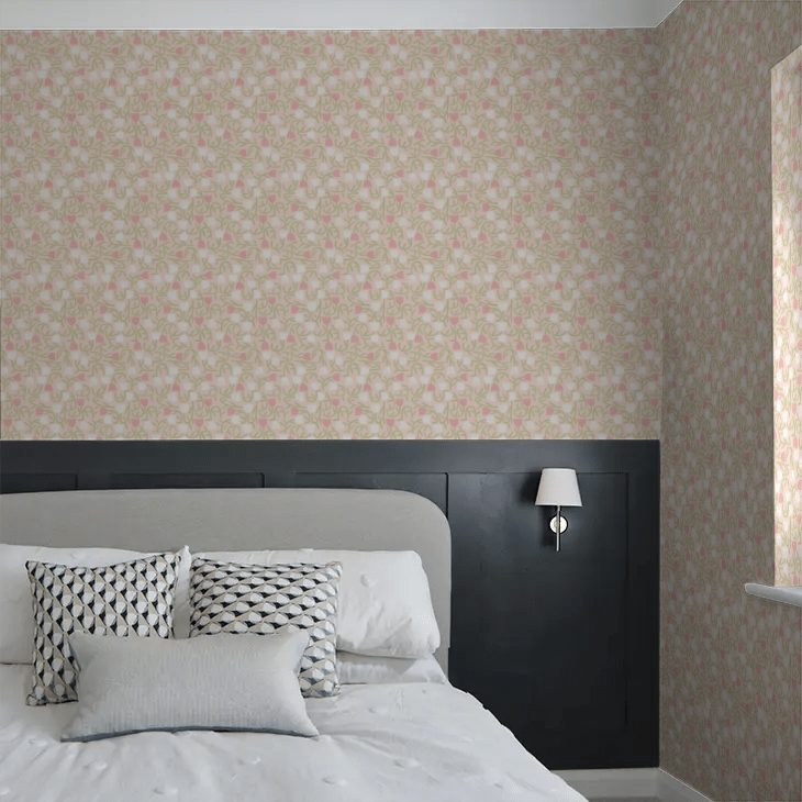 Tiny Tulip Wallpaper - Blush - Ohpopsi - GHS50133W - Premier Wallcovering