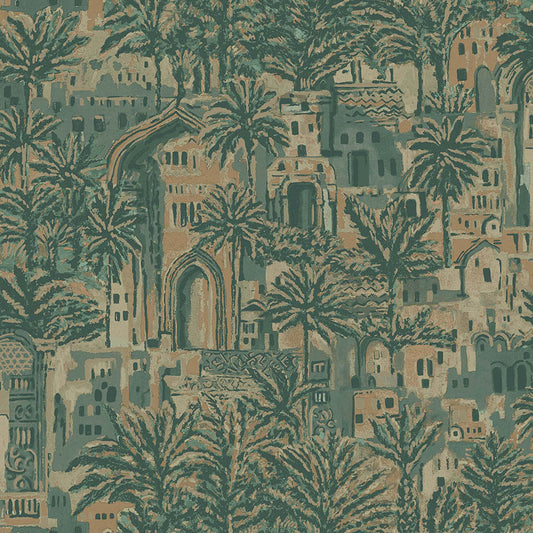 Tipaza Wallpaper - Green - Holden Décor - 65830 - Premier Wallcovering