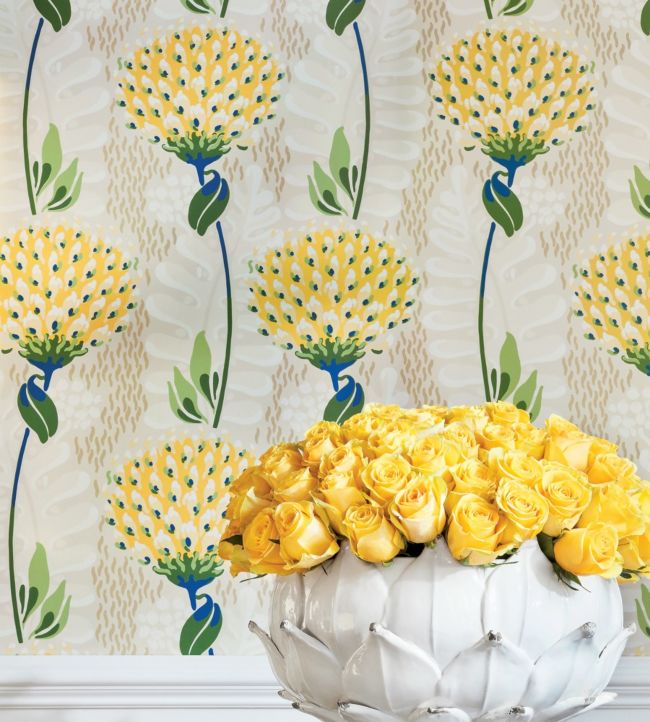 Tiverton Wallpaper - Spa Blue - Thibaut - T10645 - Premier Wallcovering