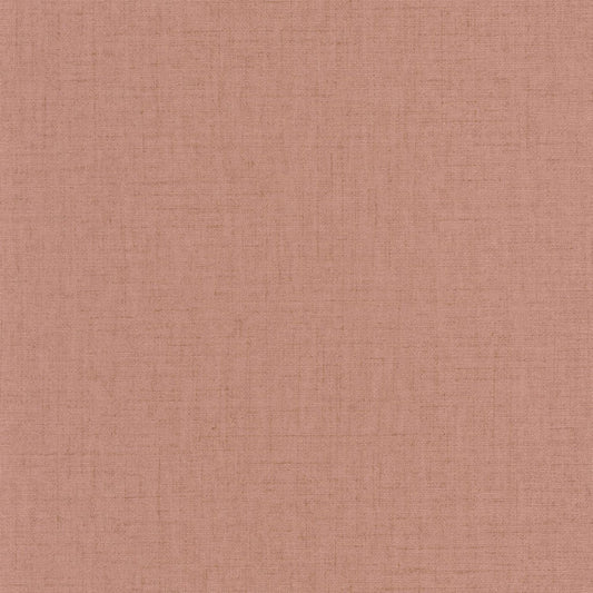 Toile de Lin Textiles Wallpaper - Rose Ancien - Casadeco - 85324412 - Premier Wallcovering