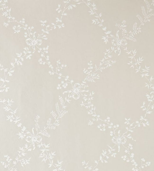 Toile Trellis Wallpaper - Skimming Stone - 620 - Farrow & Ball - Premier Wallcovering