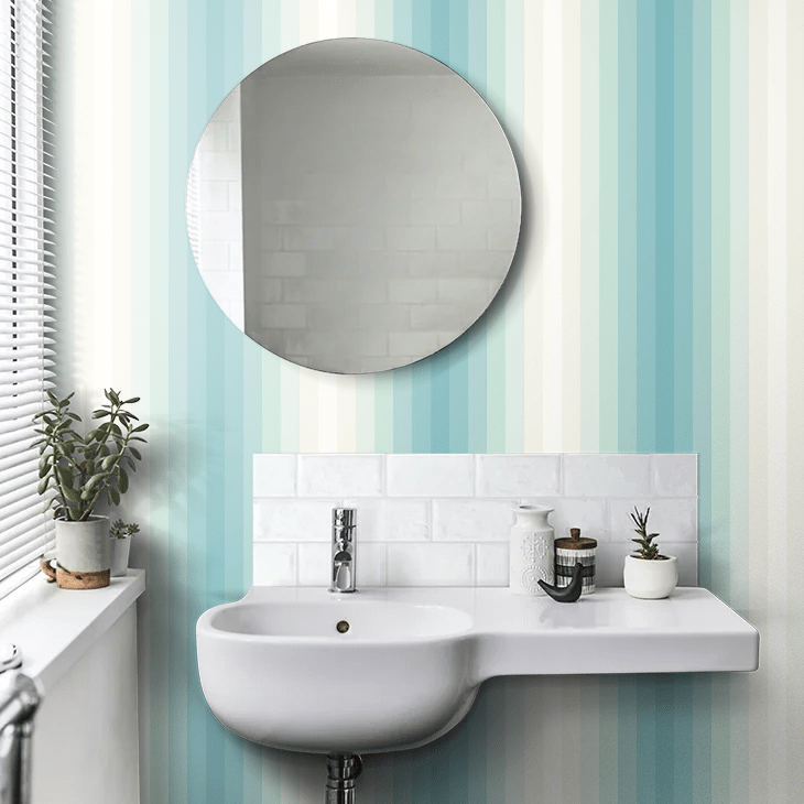 Tone On Tone Wallpaper - Watery Haze - Ohpopsi - STR50146W - Premier Wallcovering