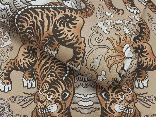 Tora Wallpaper - Taupe - Holden Décor - 65910 - Premier Wallcovering