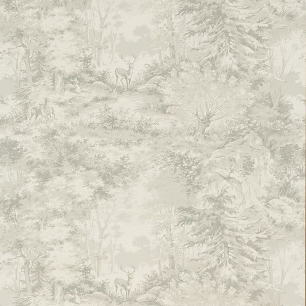 Torridon Wallpaper - Silver/Grey - Mulberry Home - FG076/J125 - Premier Wallcovering