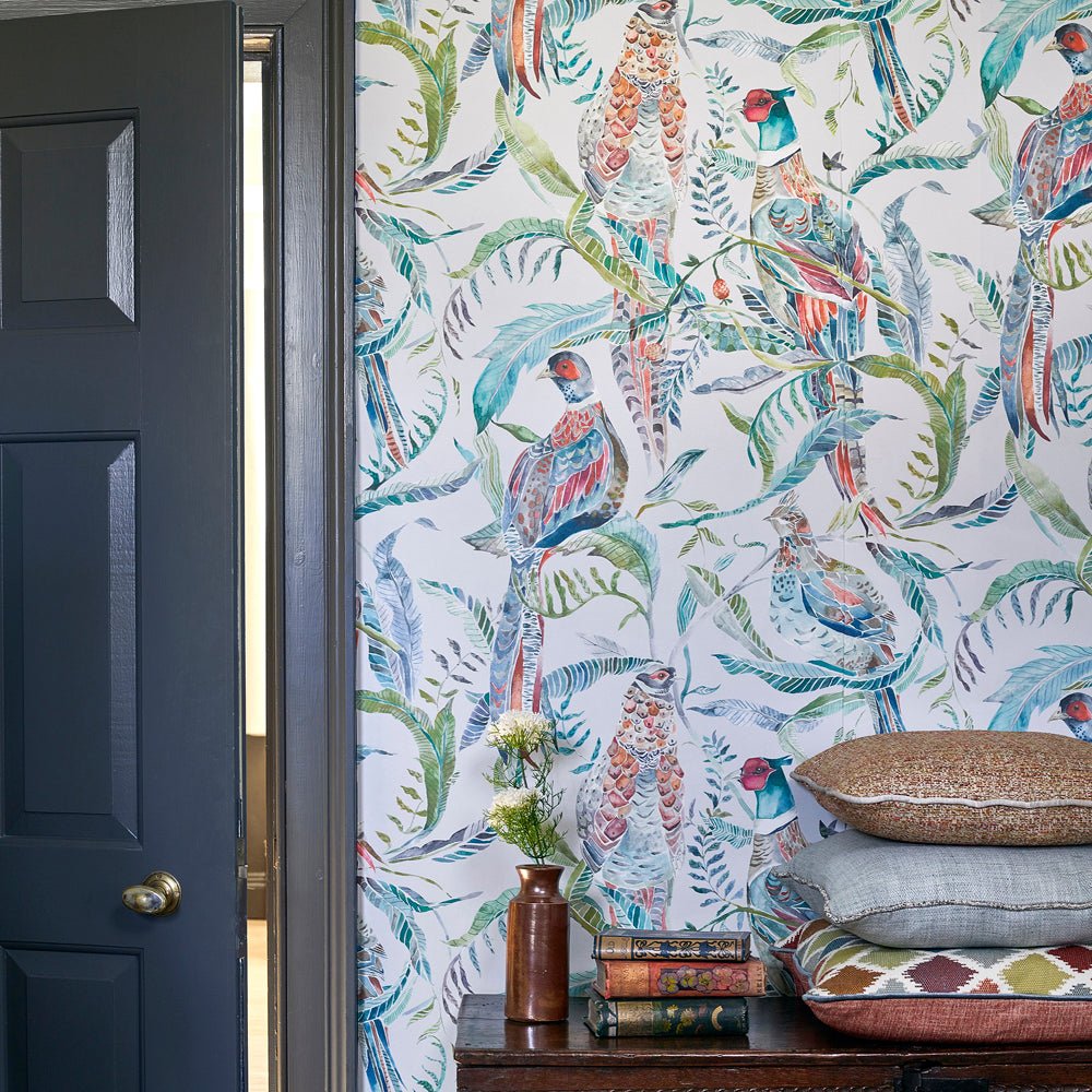 Torrington Wallpaper - Pomegranate - Voyage Maison - TORRING/WPO/POM - Premier Wallcovering