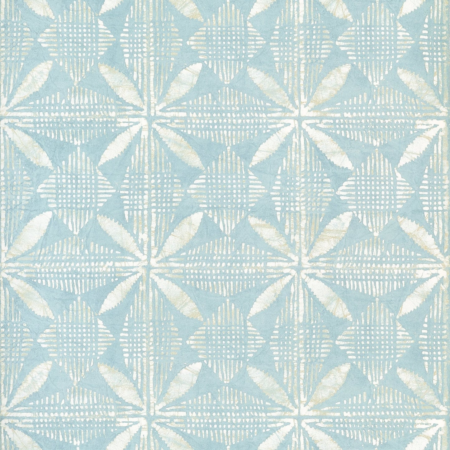 Tortuga Batik Wallpaper - Light Blue - Thibaut - T15842 - Premier Wallcovering