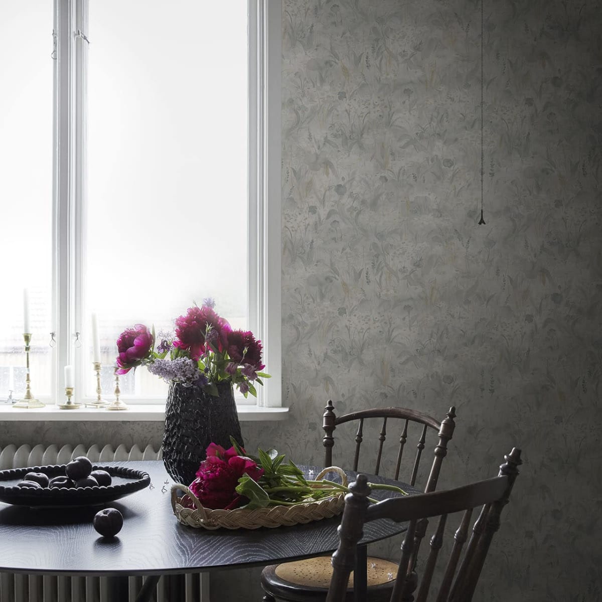 Tove Wallpaper - Misty Blue - Sandberg - 246-16 - Premier Wallcovering