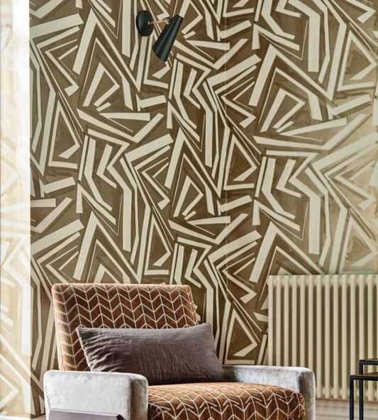 Transverse Wallpaper - Ink - HM7W112739 - Harlequin - Premier Wallcovering