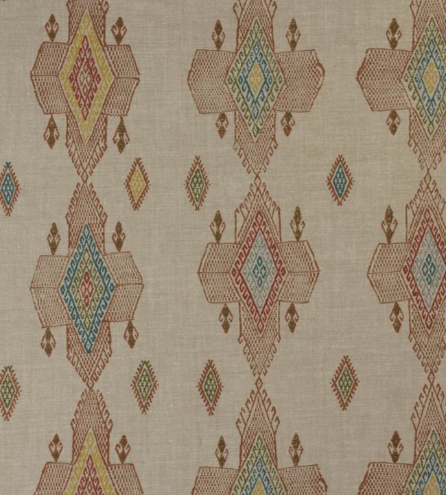 Travelling Light Fabric - Terracotta - Christopher Farr Cloth - CFF243 - 02 - Premier Wallcovering