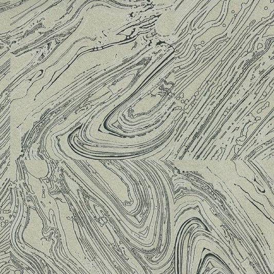 Travertino Wallpaper - Gilver/Black - Osborne & Little - CW6000-04 - Premier Wallcovering