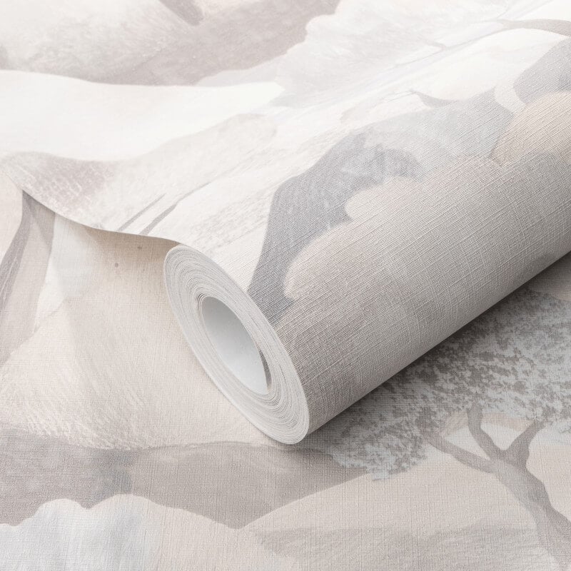 Tree Landscape Wallpaper - Beige - Erismann - 10433 - 32 - Premier Wallcovering
