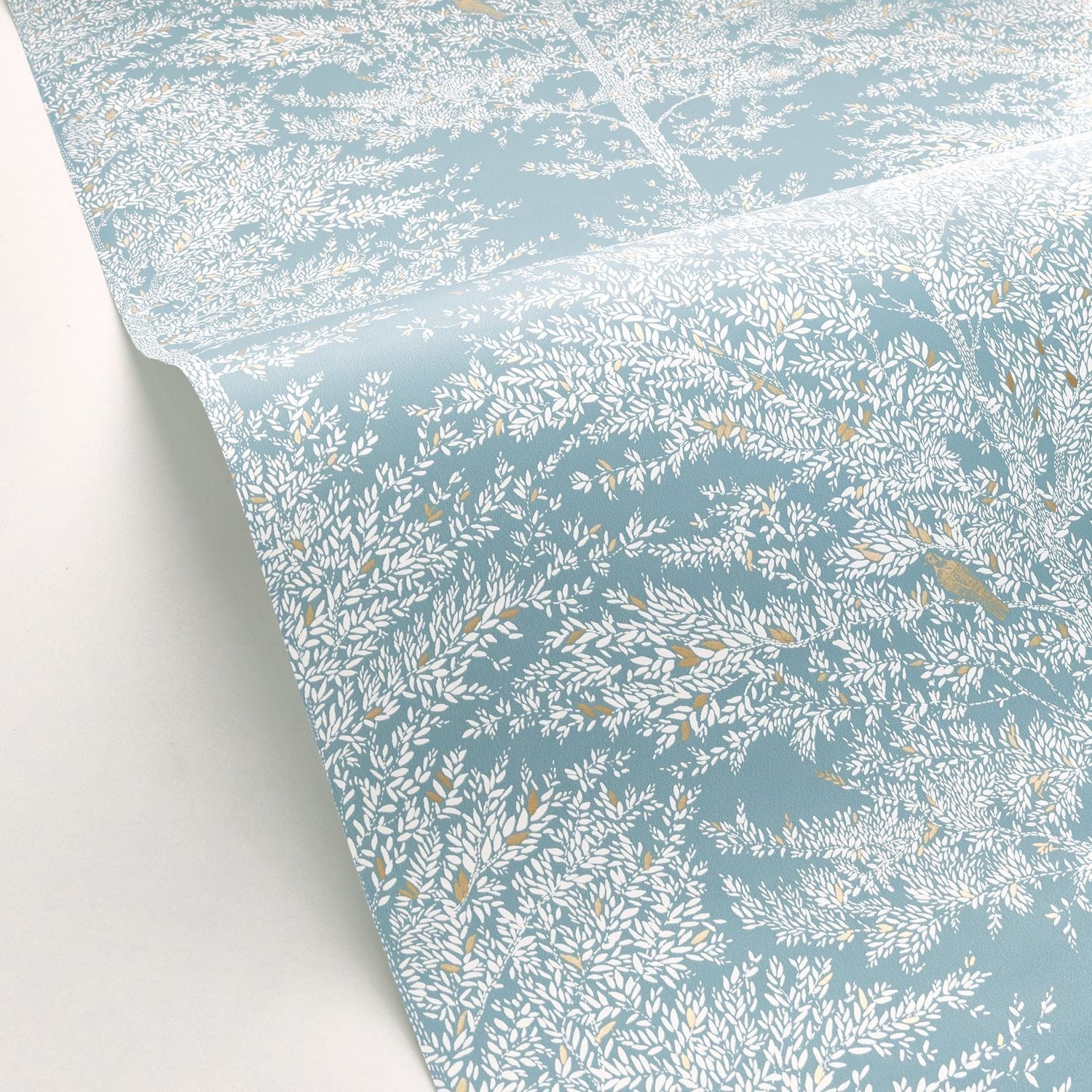 Tree Of Life Wallpaper - Bleu Clair - Caselio - 102976060 - Premier Wallcovering