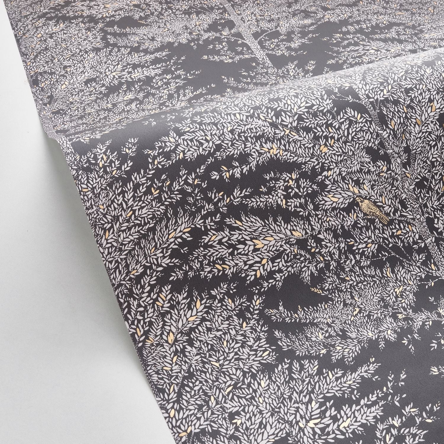 Tree Of Life Wallpaper - Noir - Caselio - 102979037 - Premier Wallcovering