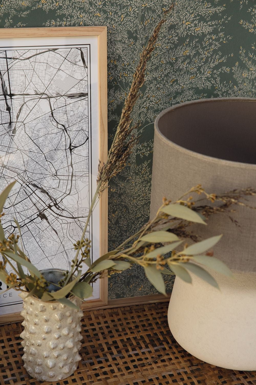 Tree Of Life Wallpaper - Vert Kaki - Caselio - 102977728 - Premier Wallcovering