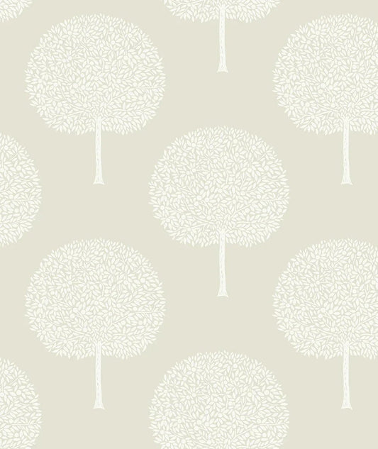 Tree Orchard Wallpaper - Sea Salt - NextWall - NW60300 - Premier Wallcovering