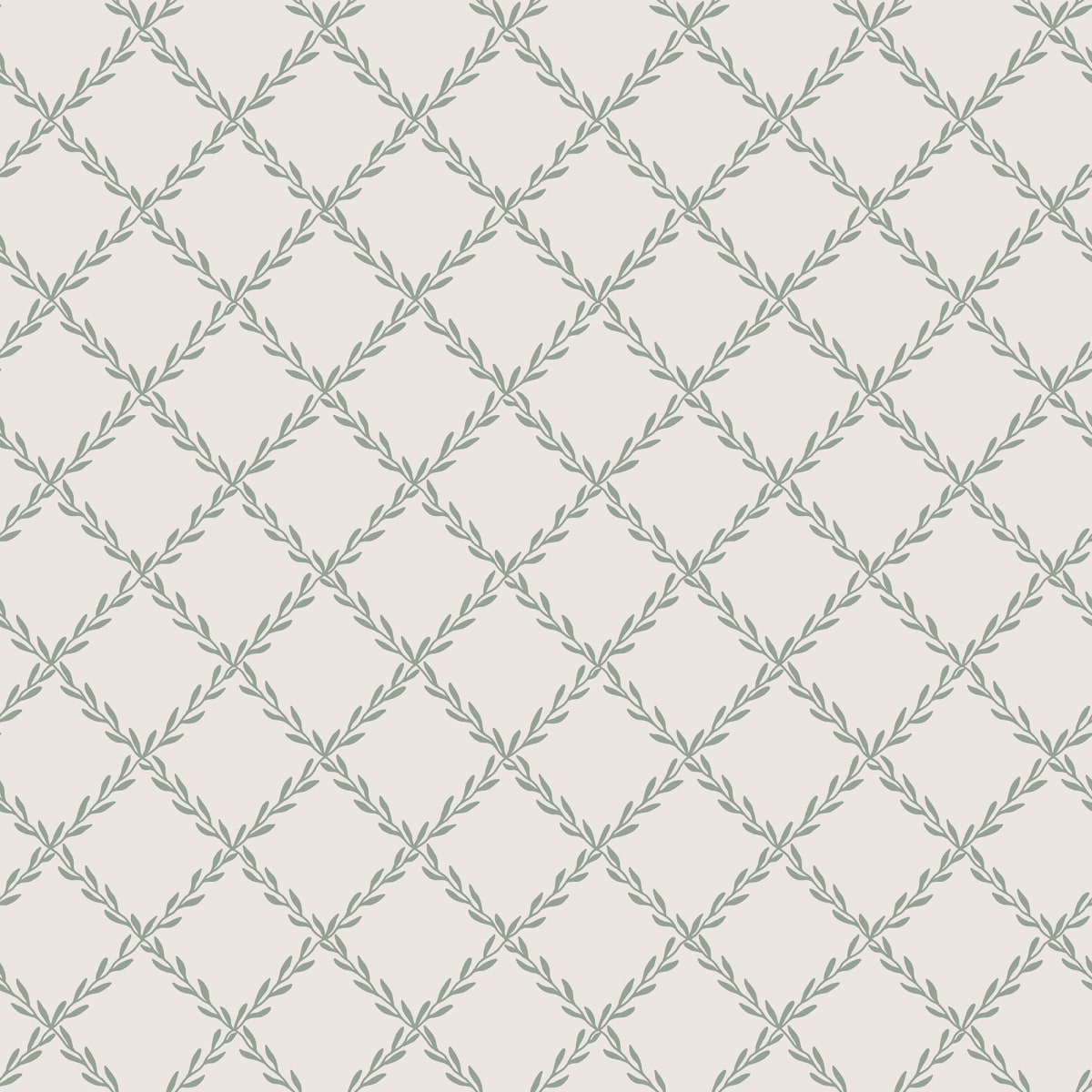 Trellis Wallpaper - Forest Green - Sandberg - S10304 - Premier Wallcovering