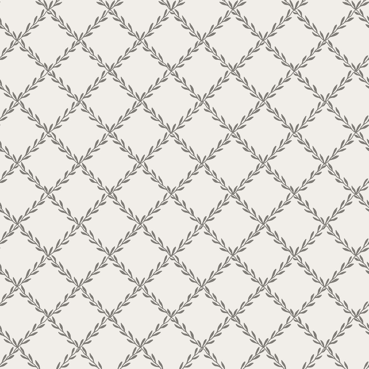 Trellis Wallpaper - Graphite - Sandberg - S10306 - Premier Wallcovering