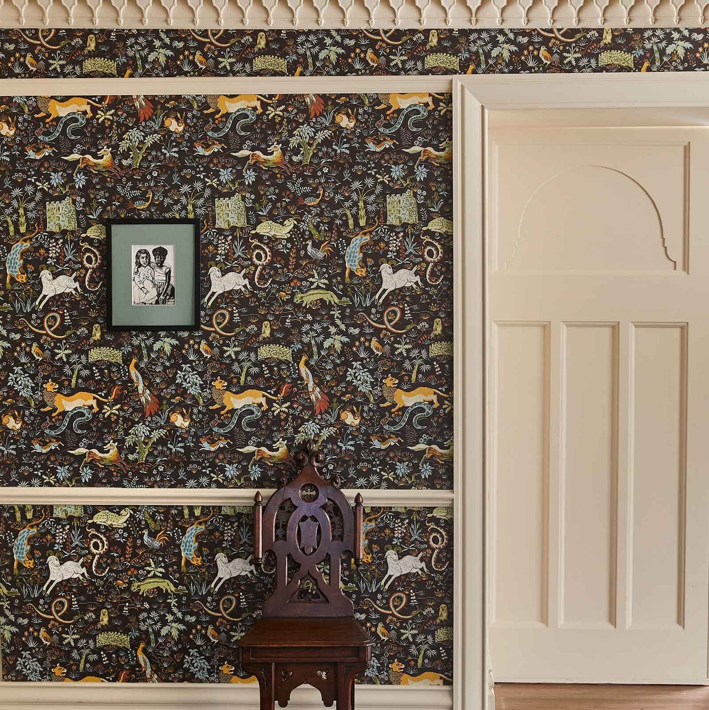 Trematonia Wallpaper - Onyx - House of Hackney - 1 - WA - TRE - DI - ONX - XXX - Premier Wallcovering
