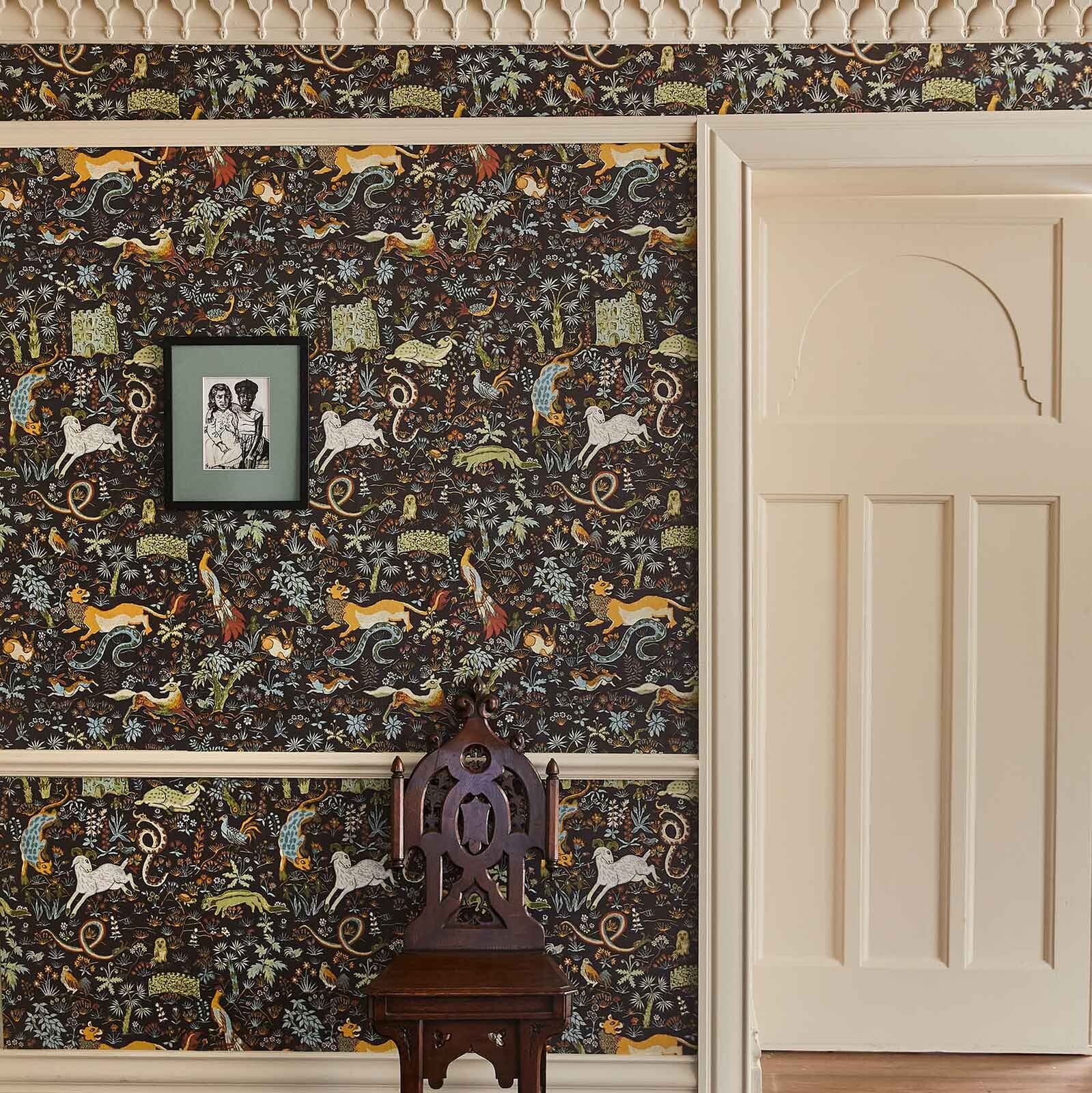 Trematonia Wallpaper - Onyx - House of Hackney - 1 - WA - TRE - DI - ONX - XXX - Premier Wallcovering